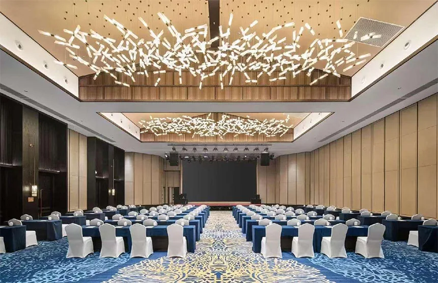 西安沣东紫锦酒店(细柳营地铁站)会议场地实景