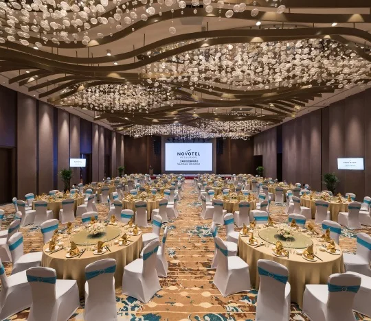 上海建滔诺富特酒店会议场地实景