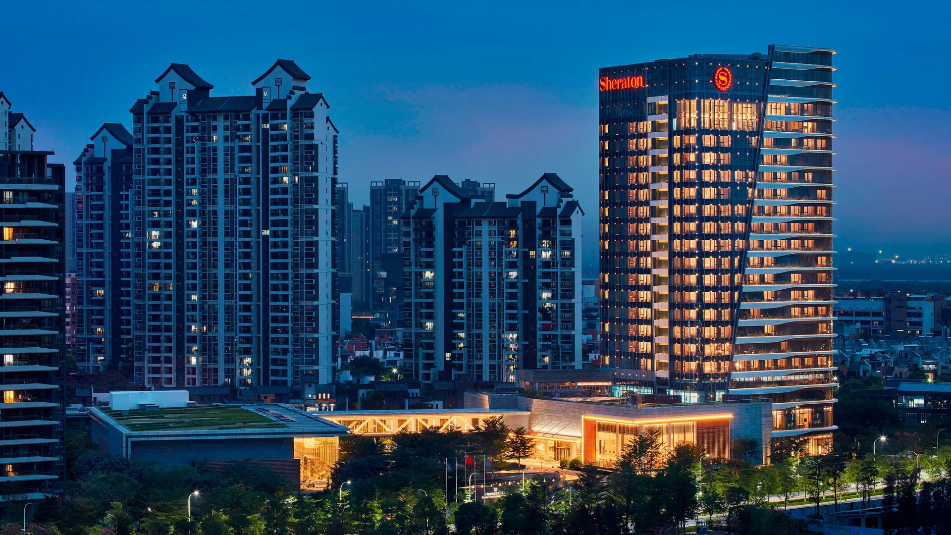 广州南沙越秀喜来登酒店会议场地实景