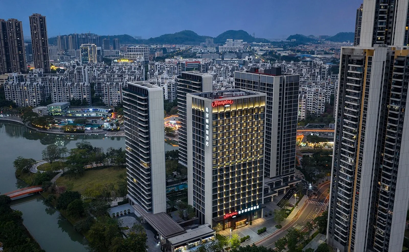 广州番禺亚运城希尔顿欢朋酒店会议场地实景