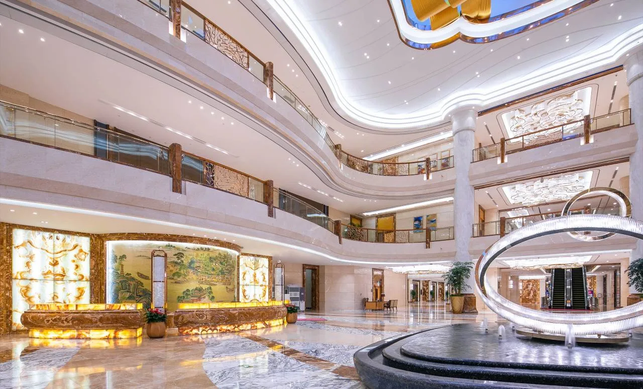 福州闽江世纪金源会展中心大饭店会议场地实景