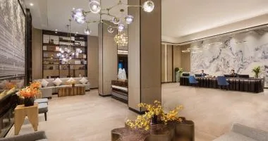 重庆南滨路万达安柏酒店会议场地实景