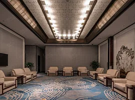 青岛世博城国际会议中心会议场地实景