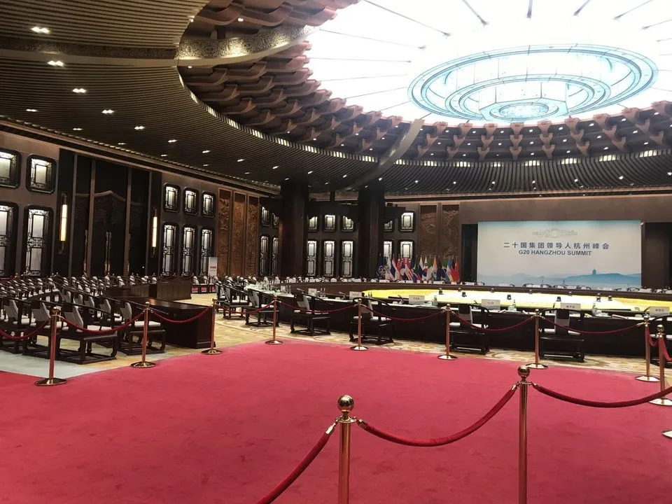 杭州国际博览中心北辰大酒店会议场地实景
