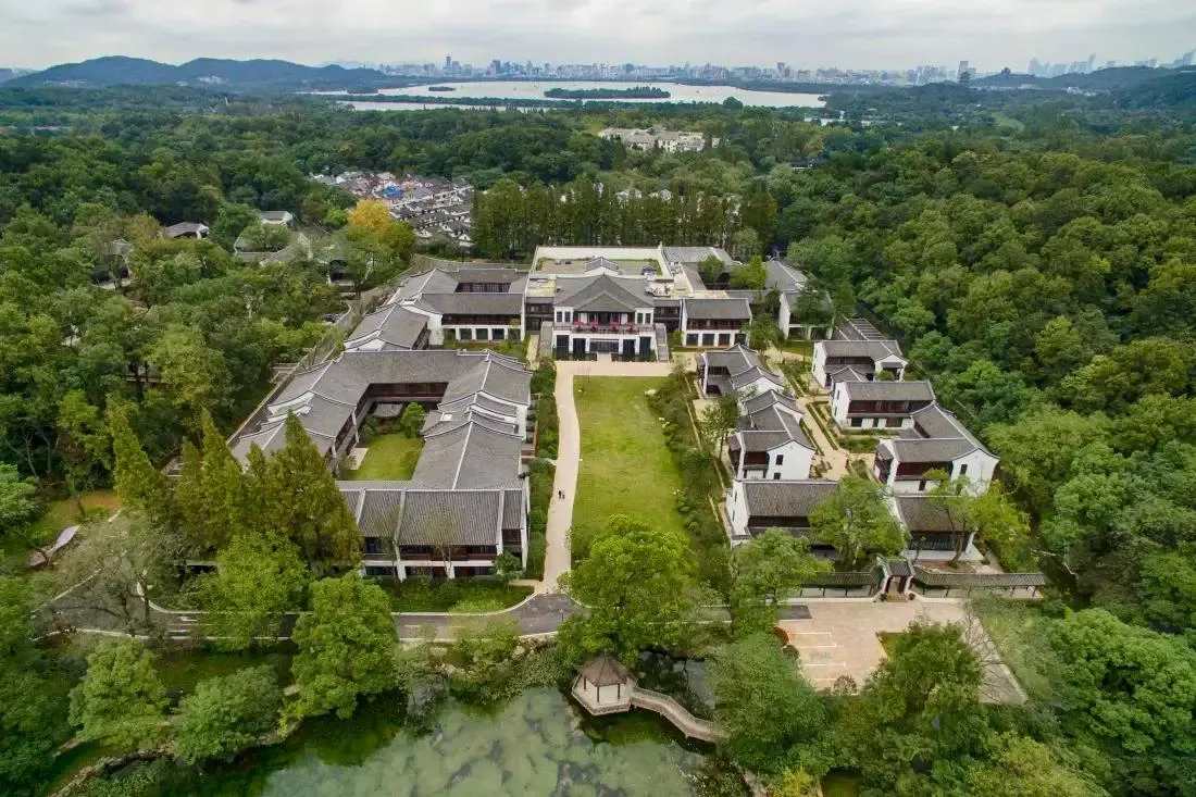 杭州西湖蝶来雅谷泉山庄会议场地实景