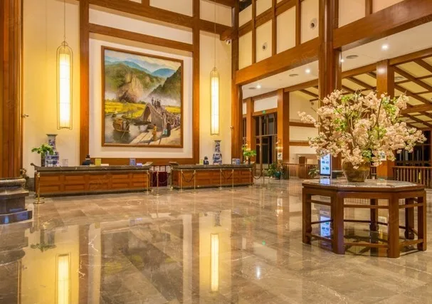 清远英德宝晶宫天鹅湖温泉酒店会议场地实景