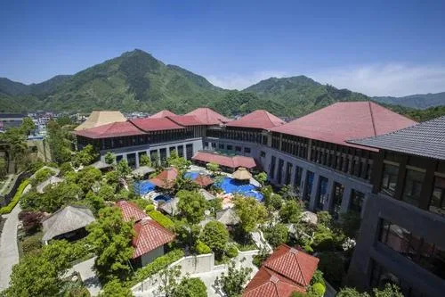 杭州临安湍口众安氡温泉度假酒店会议场地实景
