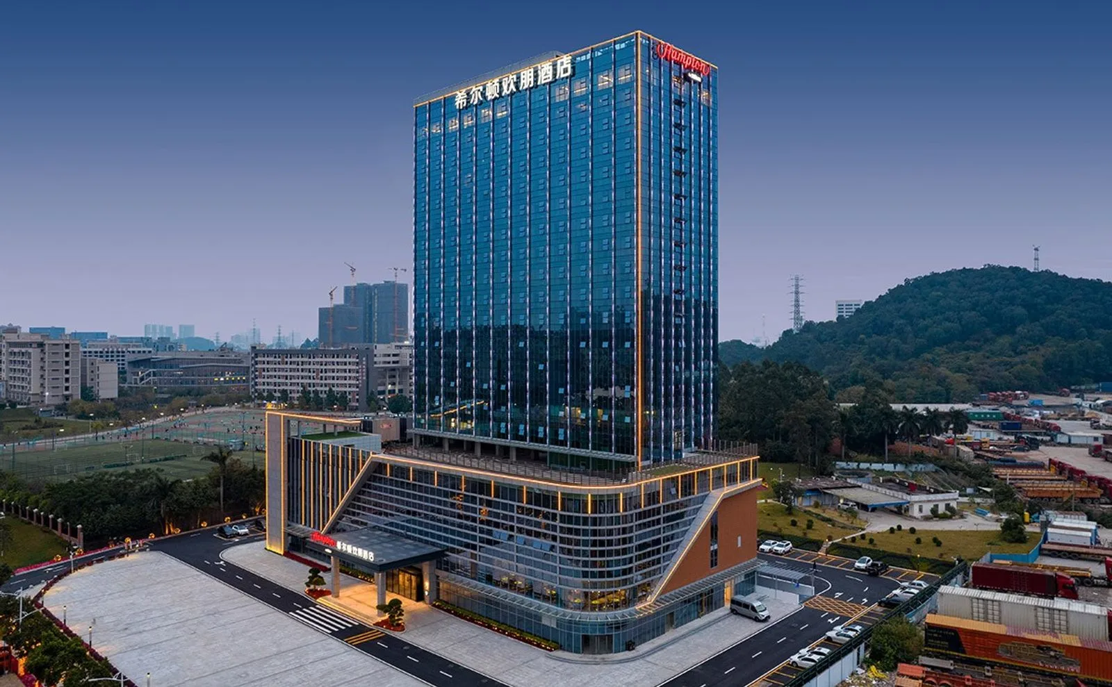 广州文冲希尔顿欢朋酒店会议场地实景