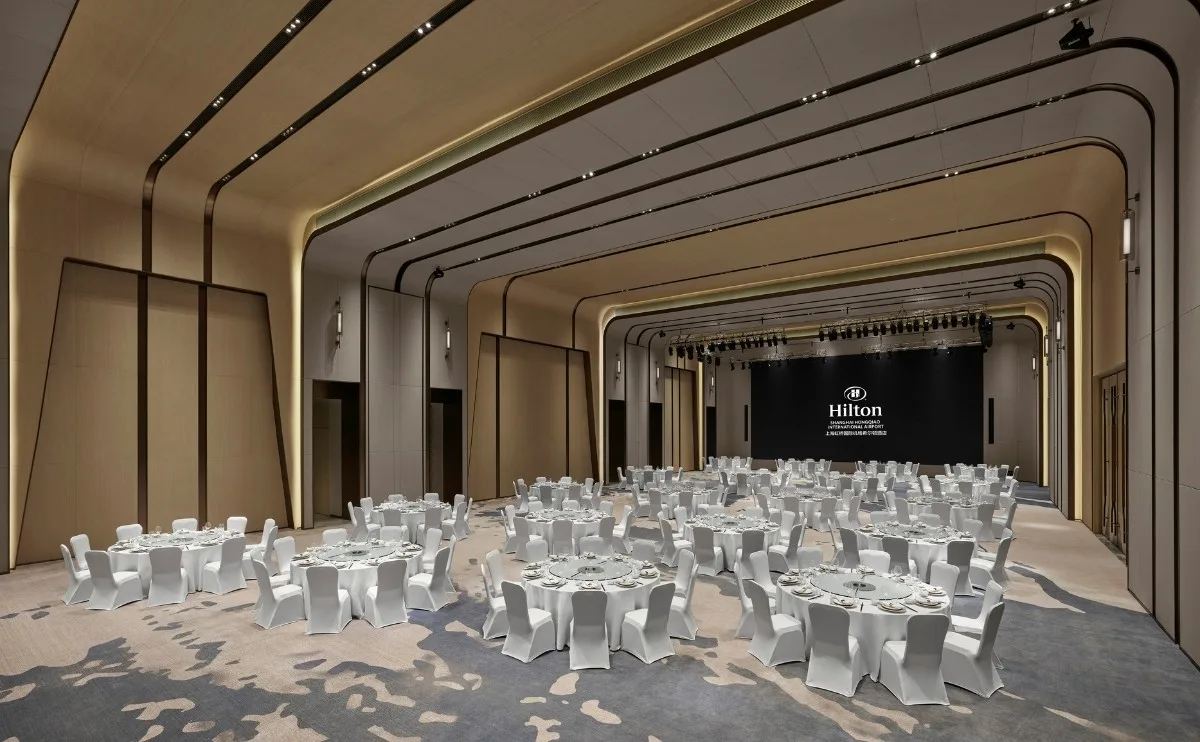 上海虹桥国际机场希尔顿酒店会议场地实景