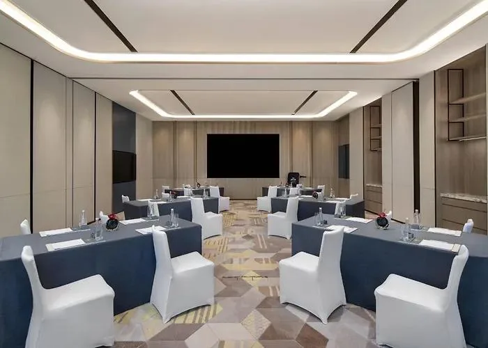 杭州万豪行政公寓会议场地实景