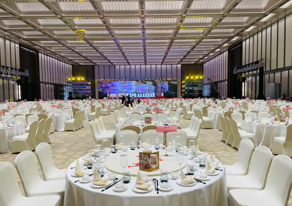 广州白云国际会议中心国际会堂会议场地实景