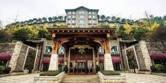 成都都江堰比邻奈儿青城锦江酒店会议场地实景